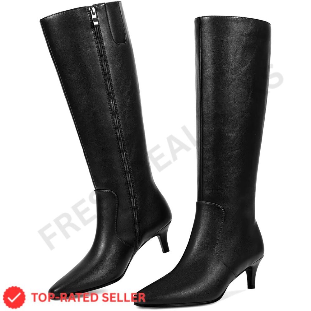 Brand New wetkiss Boots 6-11 Black Snake Print